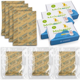 Wisesorb 75% Two-Way Humidity Control Packs, 60 Gram 20 Pack for Storing 1 lb, Size 60 Moisture Control Packets Individually Wrapped, Humidifier Packs for Storage Containers Hydration Packets