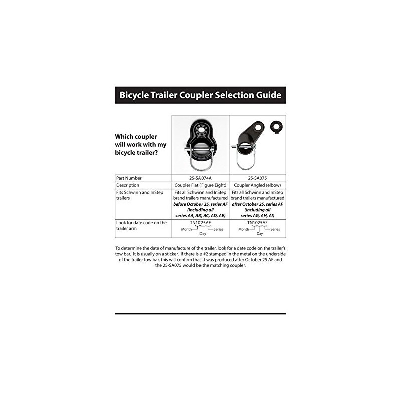 InStep Bicycle Trailer Coupler Attachment Schwinn Bike Trailers - 2