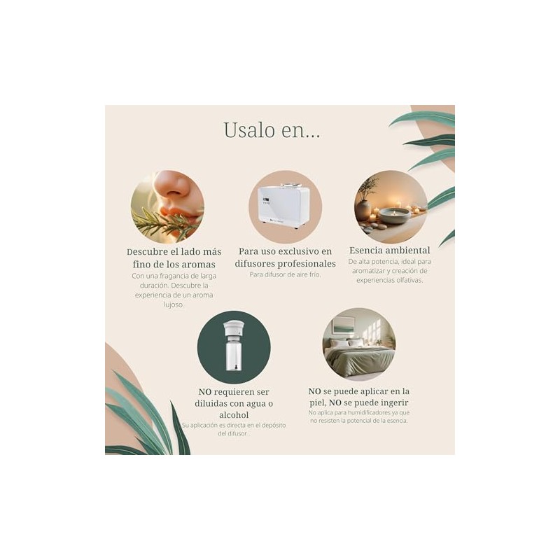 Uva Natural - Aceite Esencial Espresso Para Difusor Aire Frío
