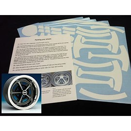Replacement for SS Wheel Paint Mask Stencil Kit 69-70 Chevelle, Camaro