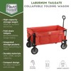 TIMBER RIDGE Tailgate Collapsible Folding Wagon Cart, Heavy Duty Utility