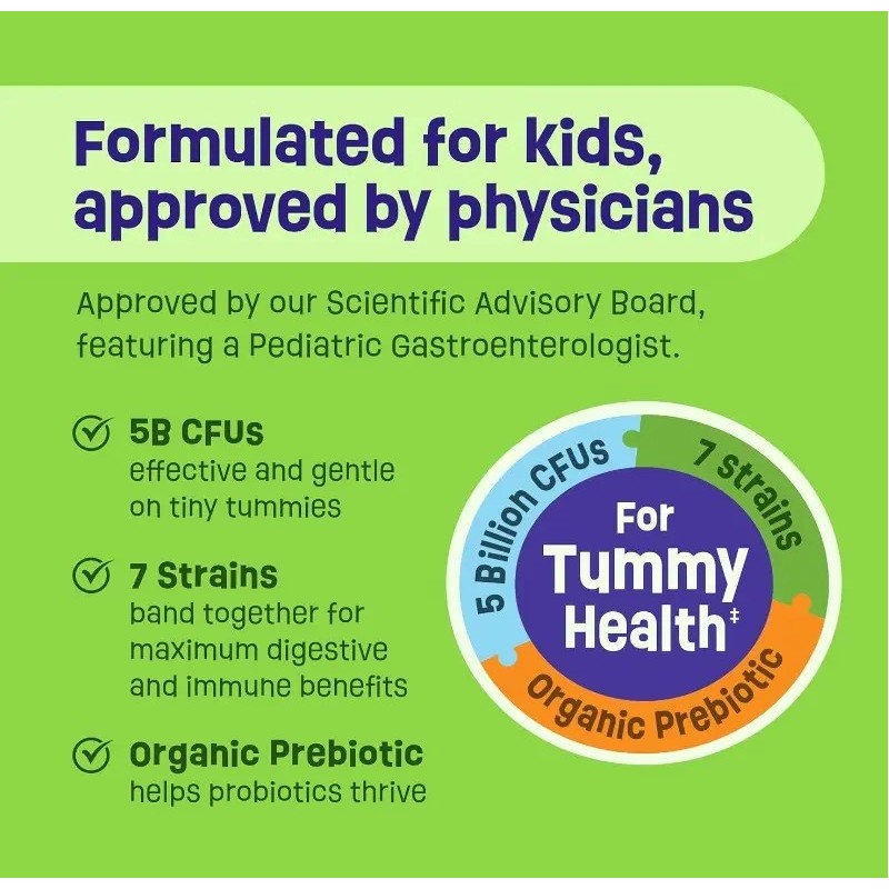 Prebióticos Probióticos Pediatricos Physicians Choice Sin Sabor 30 Tabletas