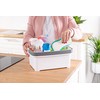 Minky Storage Caddy, White, One Size