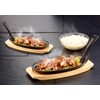 Tornwald-Schmiede 2 Professional Cast Iron Serving Pans with Saucer, 24