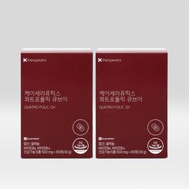 K-therapeutics 콰트로폴릭 큐브이 2개(4개월분) 활성형 엽산 셀레늄 비타민B 임산부영양제 Quatropholic Cube 2 pieces (4-month supply) Active Folic Acid Selenium Vitamin B Prenatal Supplement