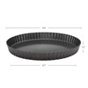 Tart Pan 9 Inch, Beasea Removable Bottom Round Pie Pan