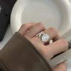 TACBSP Shell Starfish Ring for Women Opening Seashell Ring Adjustable