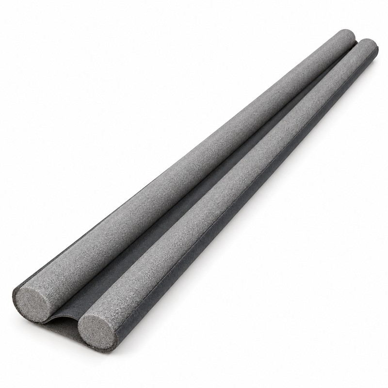 36.6-Inch Double-Sided Door Draft Stopper, Cut-to-Fit Wind & Dust Blocker
