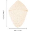 Toalla Turbante Cabello de Microfibra Material Agradable de Velour Nube,
