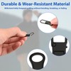 8 Pcs Zipper Pull Replacement Universal Detachable Zipper Puller Tab