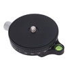 Camera Panoramic Panning Base with Level 60MM Aluminum Alloy CNC