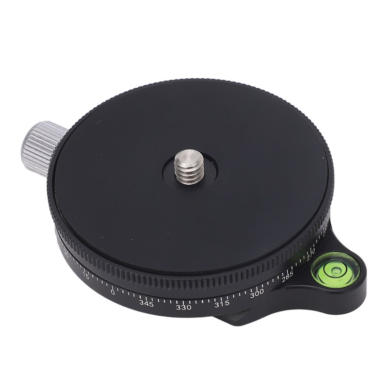 Camera Panoramic Panning Base with Level 60MM Aluminum Alloy CNC