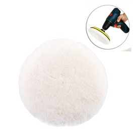 Wool Polishing Pad Car Glass Buffing Tool for Car Buffing Waxing Applicator Pad (6 inch)