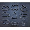 Construction Cookie Cutter Set-3 Inches-9 Piece- Excavator Digger Bulldozer Dump