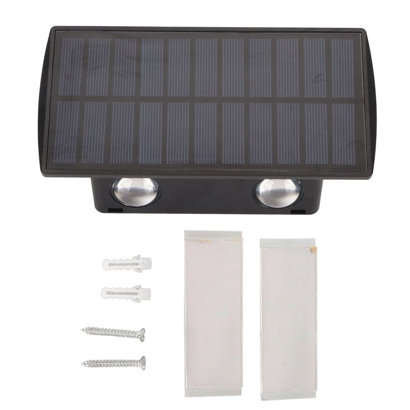 Solar Lights Outdoor IP67 Waterproof 4 LED Solar Fence Lights