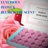 Peony & Blush Suede Wax Melts: Highly Scented Flower-Shaped 20