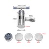 QWORK Stainless Steel Noodle Maker, Manual Pasta Machine with 5