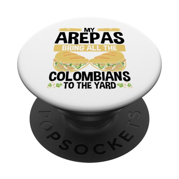 Venezuelan Snacks Arepa Making Arepa Flour Arepas Grill PopSockets Standard