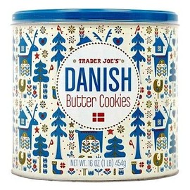 Trader Joe's - Danish Butter Cookie Tin NET WT.16 OZ