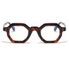 LJCZKA Blue Light Filter Glasses Men's Glasses Without Prescription Blue