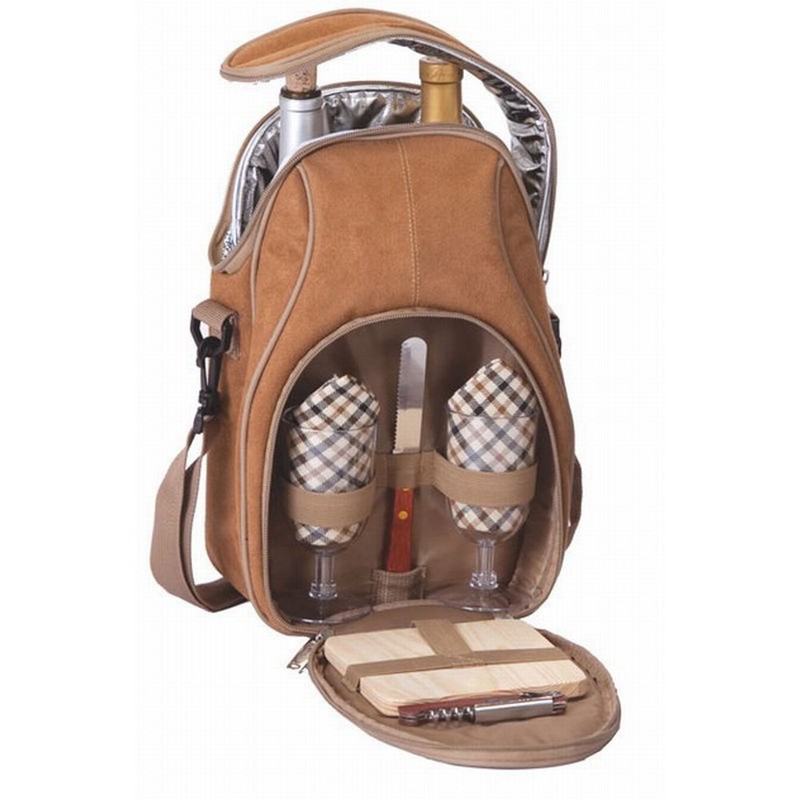 Picnic Plus Brava Wine & Cheese Set Holds 2 Bottles