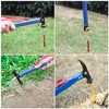 iwobi Multifunctional High Carbon Steel Camping Wooden Hammer for Pegs