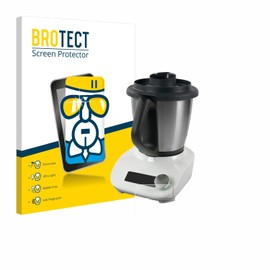 BROTECT Protective Glass for Vorwerk Thermomix Friend Protective Film Tempered Glass [Extremely Scratch-Resistant 9H, Anti-Fingerprint, Ultra Transparent]