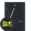 SkinoEu 2 x 3D Gel Emergency Exit Sign Green Route