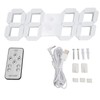 3D LED Wall Clock Brightness Adjustable Innovative 3D Table Wall