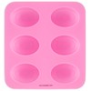 Traytastic! Silicone Oval Soap Mold (6 Cavity) for Pebble Shape