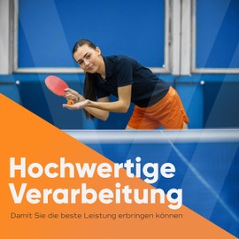 Villkin Table Tennis Balls - Pack of 24 Ping Pong Balls - Durable Table Tennis Ball 40 mm - Table Tennis Balls for Leisure & Competition Table Tennis Balls (Orange, 24 Pieces)