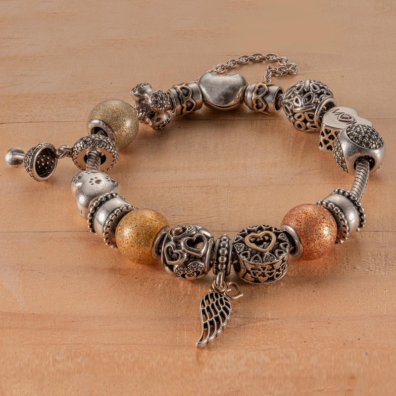 [PATIKIL] Leaf Pendants 50pcs Metal Tree Leaf Beads for Jewelry