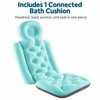 Full-Length Bath Pillow with Attached Seat, Neck & Back Support
