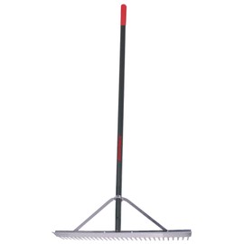 Jur_Global Landscape Rake,30 in. W,Aluminum Handle Razor-Back 63137GR