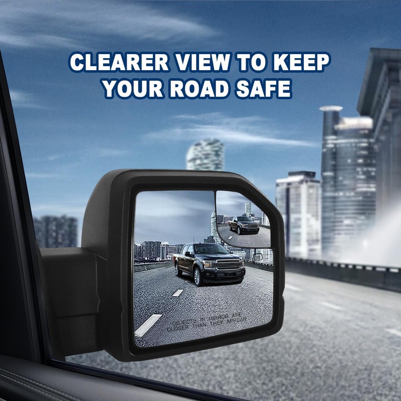 Right Passenger side Mirror with Power Glass, Outdoor Temperature Sensor,Turn