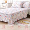 Vinogusto Twin Size Bed Sheets for Girls Kids - 3-Piece
