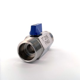 Mini Ball Valves (M/M Uni-Body Reduced Port Mini Ball Valve, 1/2")