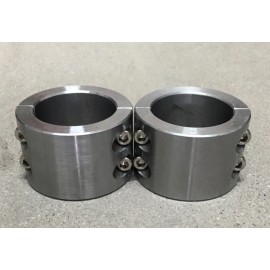 Sikk CAGE CLAMPS 2 Pc Steel Universal Weld On  2" - 4 Blt  Roll Bar Cage