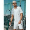 FcuteL Mens Short Sets 2 Piece Outfits Summer Fashion Quarter