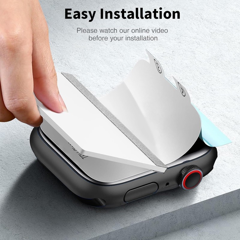 Blueshaweu Screen Protector Compatible with Biggerfive Brave 2 Smartwatch 1.8