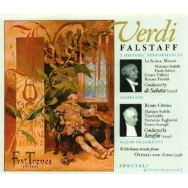 Verdi: Falstaff--2 Historic Performances