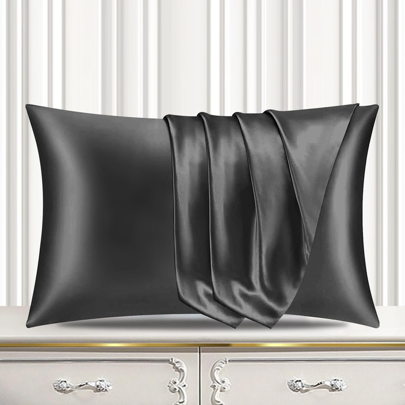 Pamposh Satin Silk Pillowcases For Hair And Skin 4 Pack
