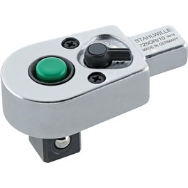 Stahlwille 725QR/10 Ratchet Wrench With QuickRelease, Silver, 1/2-Inch - 9 x 12 mm