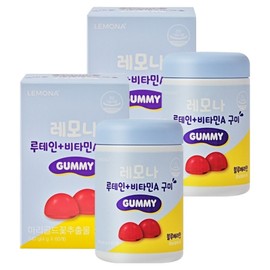 Lemona Lutein Vitamin A Gummies, 60 Tablets, 2 Pieces / 레모나 루테인 비타민A 구미, 60정, 2개