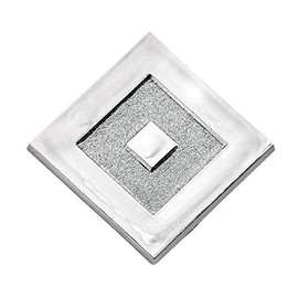 HSV 3D Chrome Logo Diamond Hamburger SV, chrome, Modern