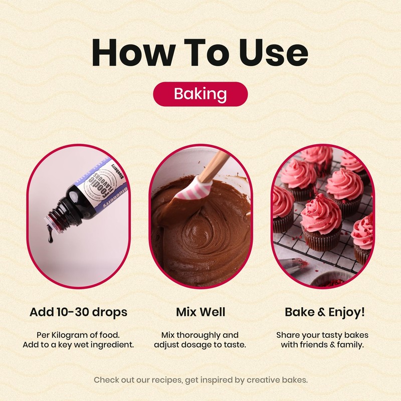 Foodie Flavours Natural Raspberry Flavouring, High Strength - 15ml