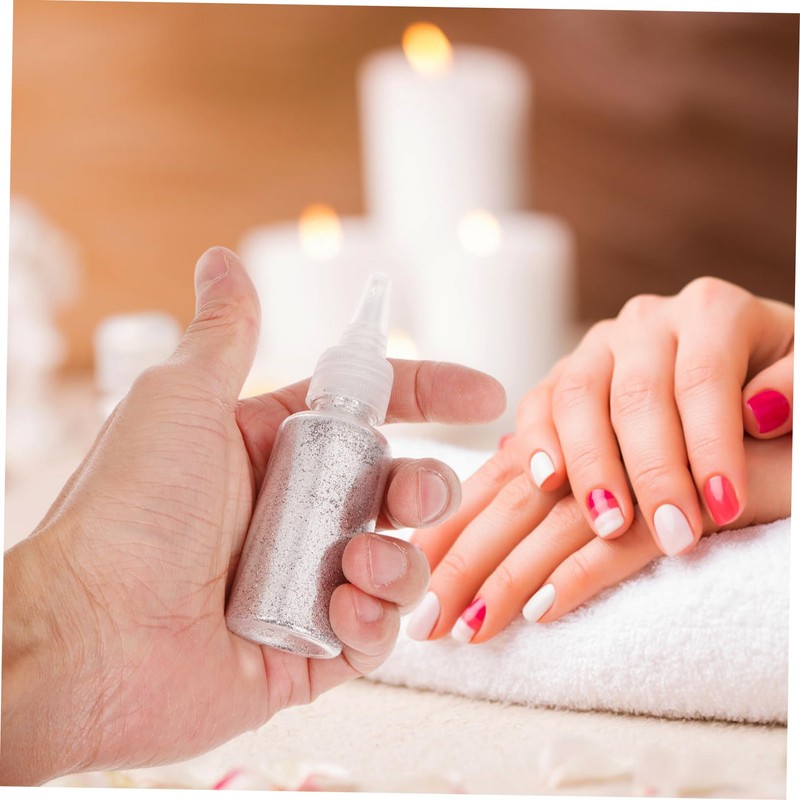 IWOWHERO Nail Art Decorations 5pcs Glitter Nails Sequins for Makeup