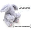 Toyland® 30 cm Peekaboo Elephant Plush Stuffed Toy – Animated