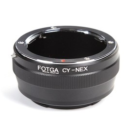Fotga Contax Yashica C/Y Mount Lens to Sony E NEX3 C3 NEX-5 5R 5N 5C NEX6 NEX7 Adapter for Sony Alpha a7 a7S a7R a7II a7SII a7RII A7III A7RIII A7SIII A9 a6500 a6300 a6000 a5100 a5000 a3500