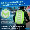 FLEXEO Rain Cover Backpack Cover with Reflectors (42-55L) in Yellow,